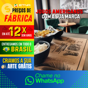 Jogos Americanos Jogos Americanos 31 x 42 cm CMYK/Pantone Impressão Offset Corte Reto Impresso 1 lado