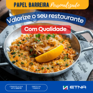 Papel Antigordura Papel Barreira 37 gr/m² 32x32 cm CMYK/Pantone Impressão Offset Corte Reto Pacote