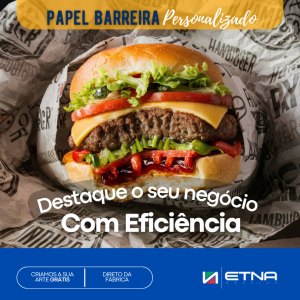 Papel Antigordura Papel Barreira 37 gr/m² 34x34 cm CMYK/Pantone Impressão Offset Corte Reto Pacote