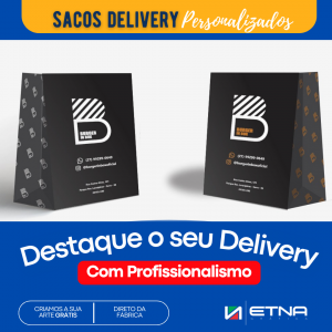 Sacos e Sacolas GG Sacos/Sacolas 30 L x 35 A x 18 P (cm) CMYK/Pantone Impressão Offset Corte e Colagem Impresso na área externa em até 100% ( Ambos os Lados com a mesma arte )