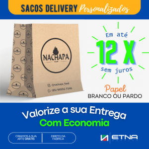 Sacos e Sacolas G Saco/Sacola 36 L x 29 A x 11 P (cm) CMYK/Pantone Impressão Offset Corte e Colagem Impresso na área externa em até 100%